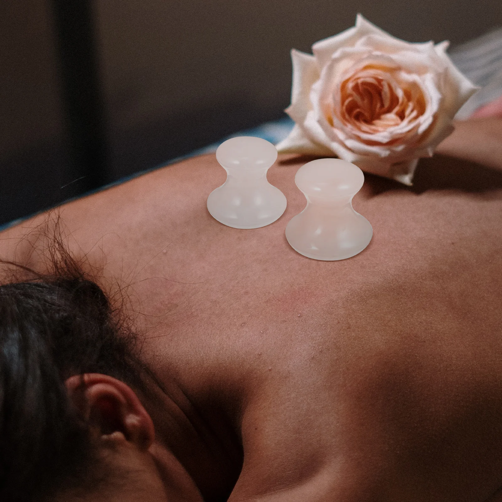 

2Pcs Crystal Powder Scraping Board Massage Tool Pink Multi-Function Massaging Board Pain Relief Face Neck Body Spa Tool