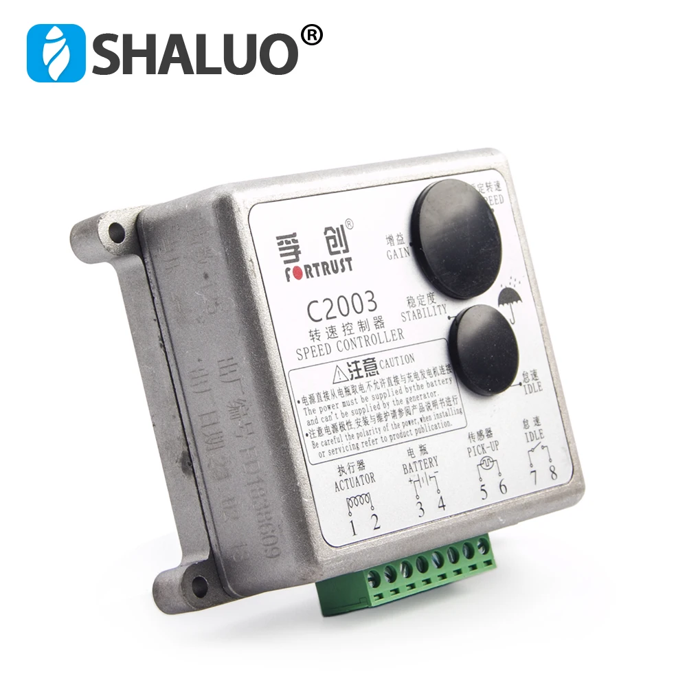 Original Fortrust C2003 Governor Speed Controller For Diesel Generator DC Motor Intelligent Speed Control Panel Genset Parts