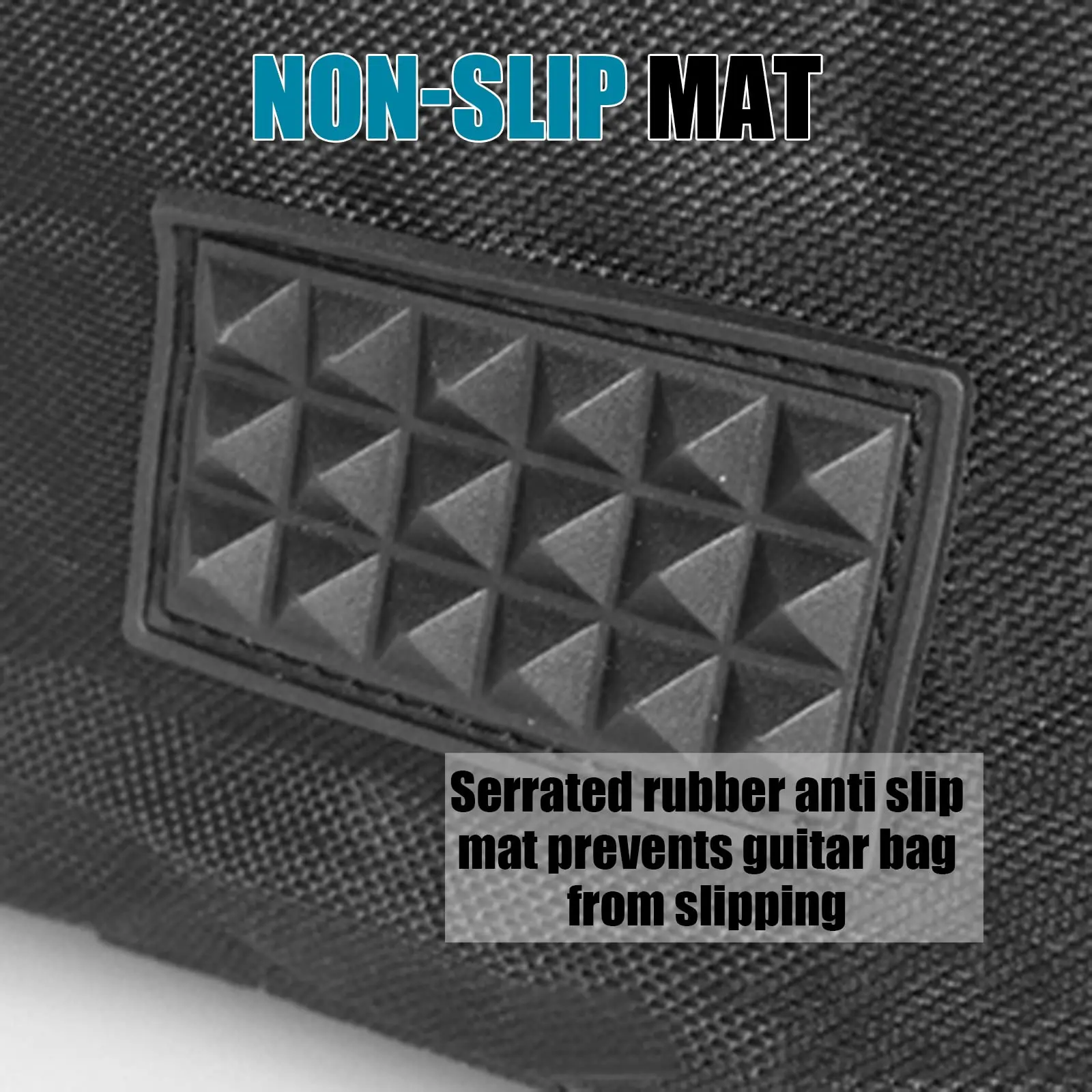 Acoustic Guitar Gig Bag 41 Inch 0.25 Inch Sponge Padding Water Resistent Dual Adjustable Shoulder Strap Guitar Case