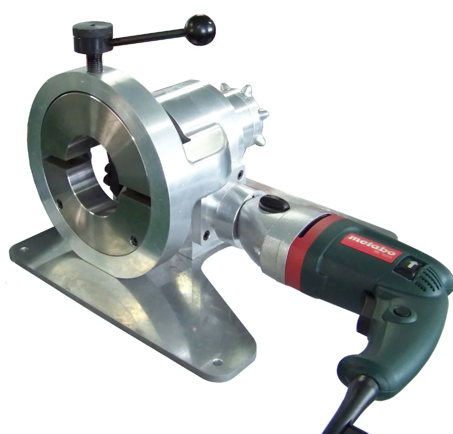 

SD-4.5 Portable Stainless Steel Pipe End Squaring Facing Machine 0.25"-4.5"