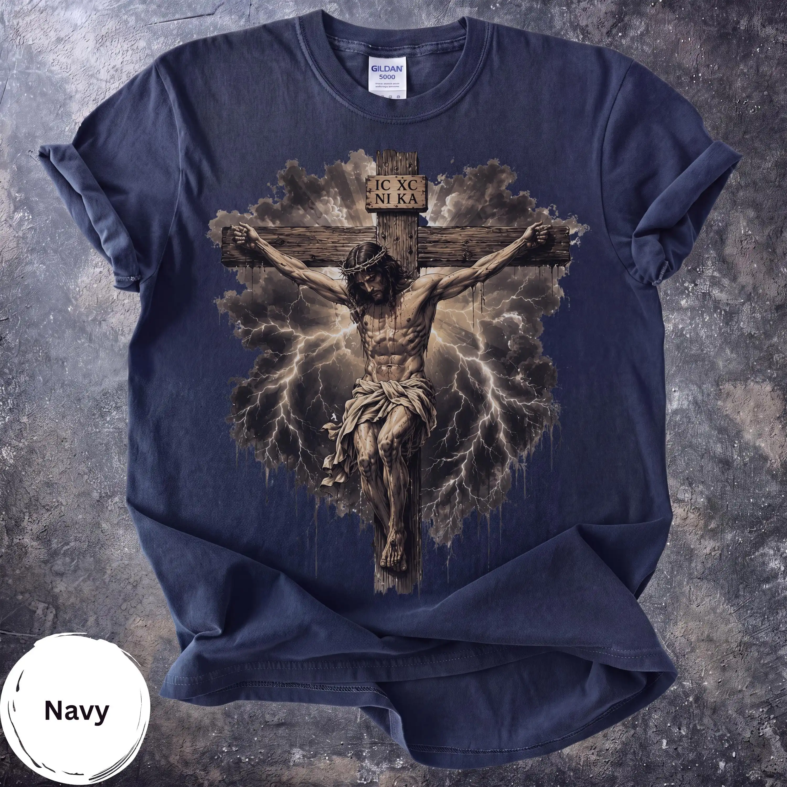 Jesus Crucifix Shirt, Christian Cross Tee, Faith Sweatshirt, Jesus Christ Graphic Shirt, Religious Gift, Christian Apparel