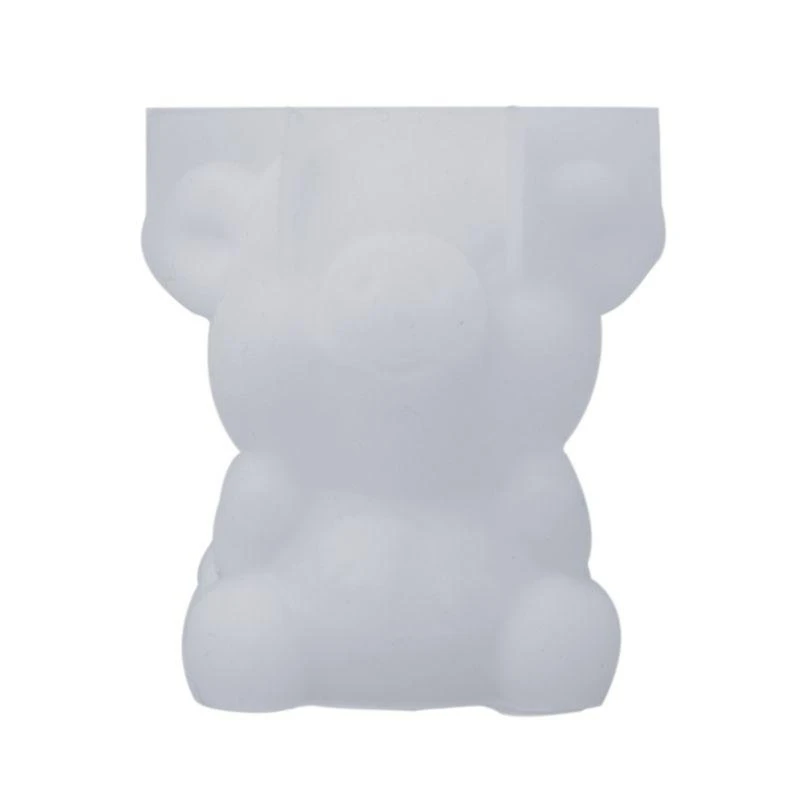 F2TD 3D Pig DIY Crafts Epoxy Resin Mould Mirror Crystal Jewelry Making Silicone Mold Easy Release for Fondant Chocolate Decor