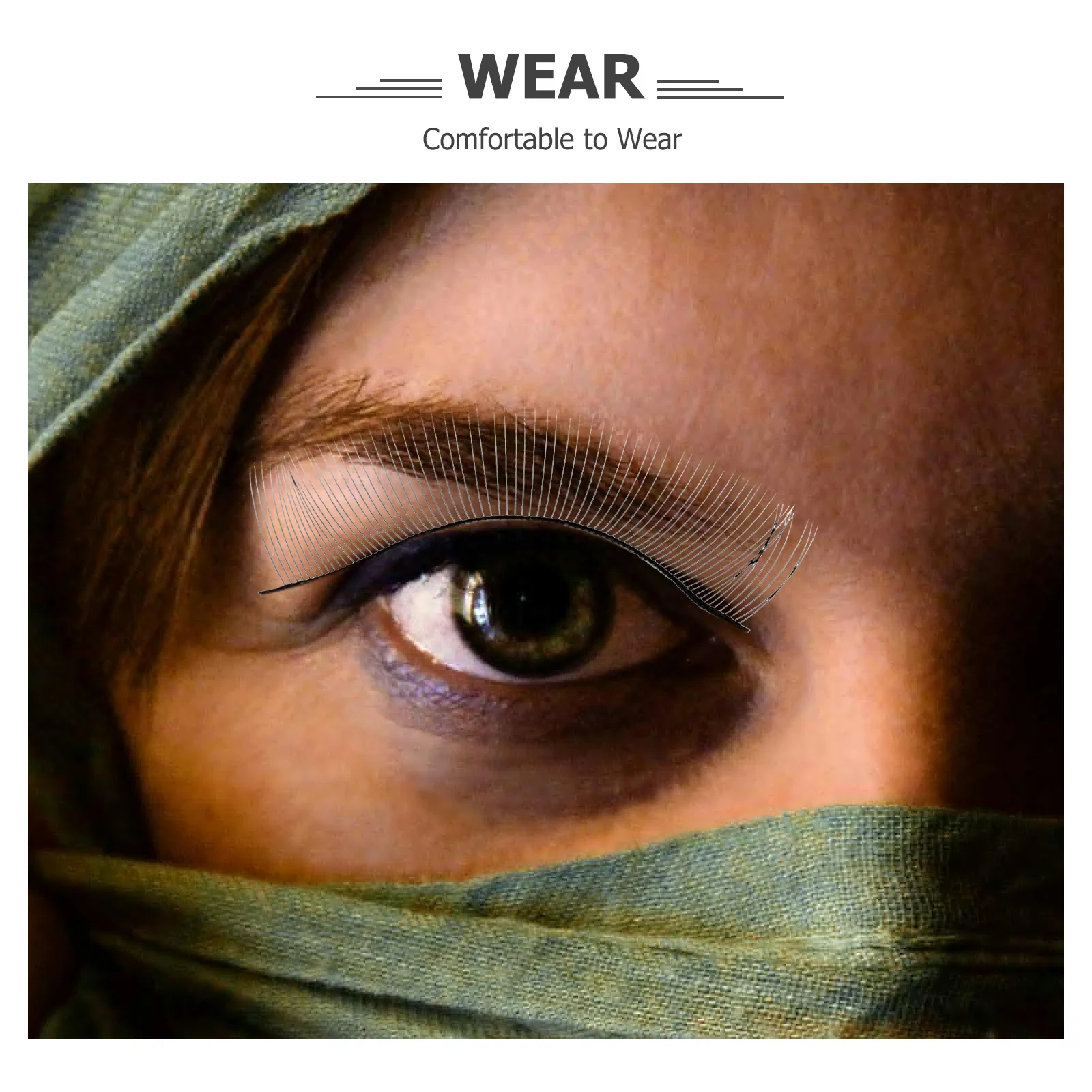 10 قطع من شرائط الرموش الاصطناعية سهلة الممارسة الرموش لتمديد الرموش مجموعات التدريب للمبتدئين ممارسة الرموش