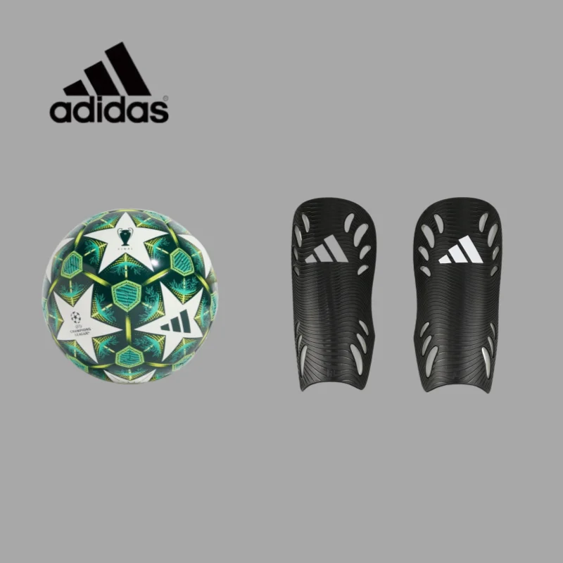 

Adidas Backyard Play Set No.5 Soccer Ball Equipped With M Size Flexible Sleeve Shin GuardsJH1281+KF4904