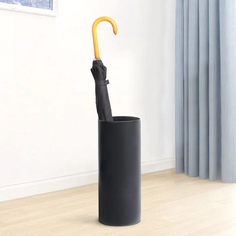 

Designer Plastic Umbrella Holder European Art round Vase Style Large Storage Bucket for Living Room Hotel Lobby Umbrella Stand