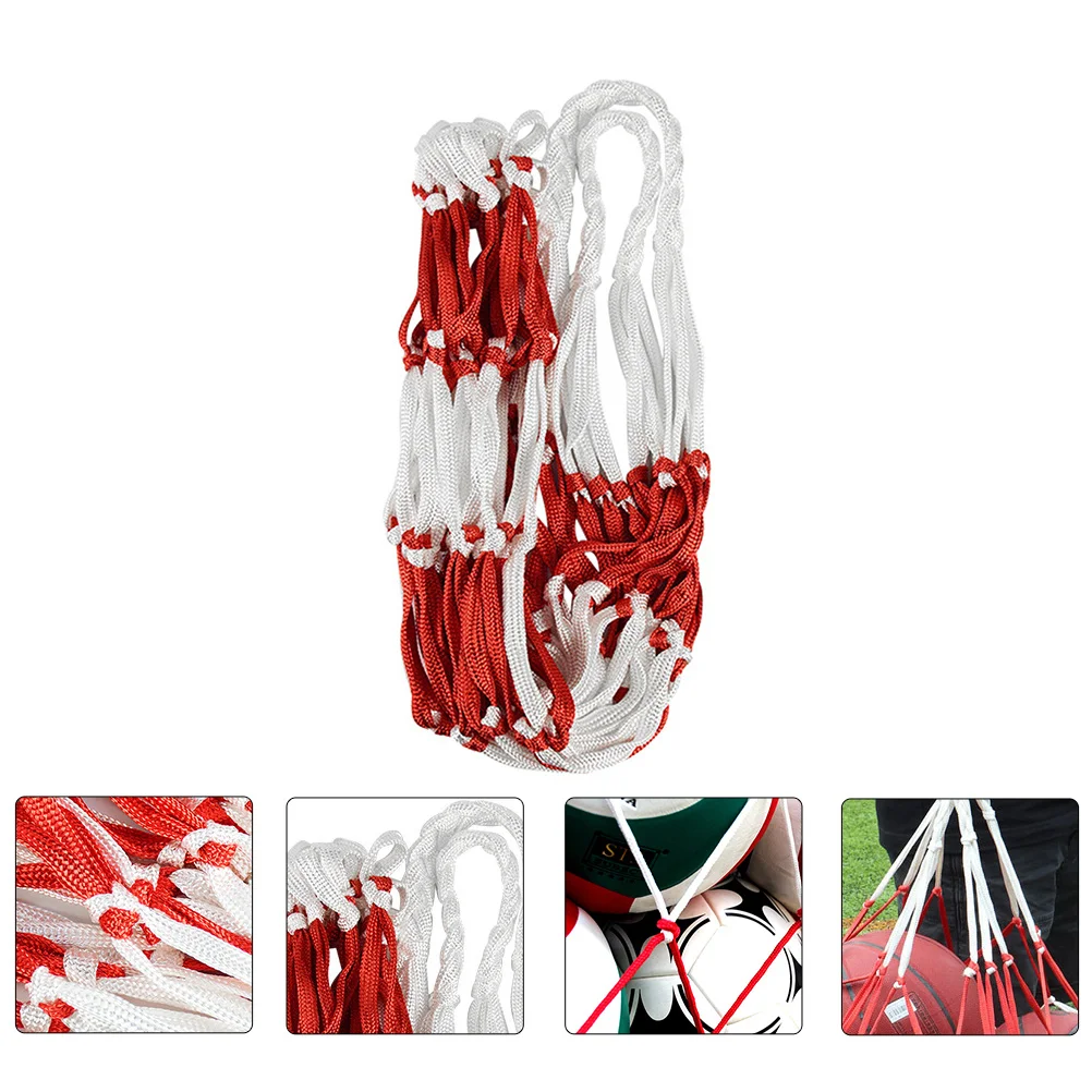 1 قطعة كرة القدم مخزن صافي سميكة النايلون دائم مقاوم للماء كرة السلة الكرة الطائرة تخزين حامل معدات رياضية مدرسية