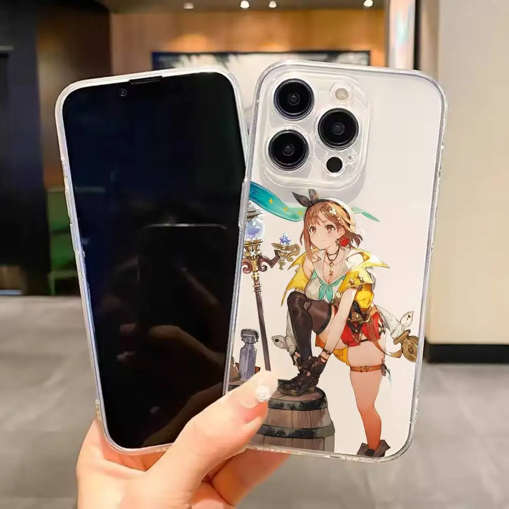 

Atelier Game Ryza-s For iPhone 17 16 15 14 13 12 11 Mini Pro Max Plus Transparent Cover Phone Case