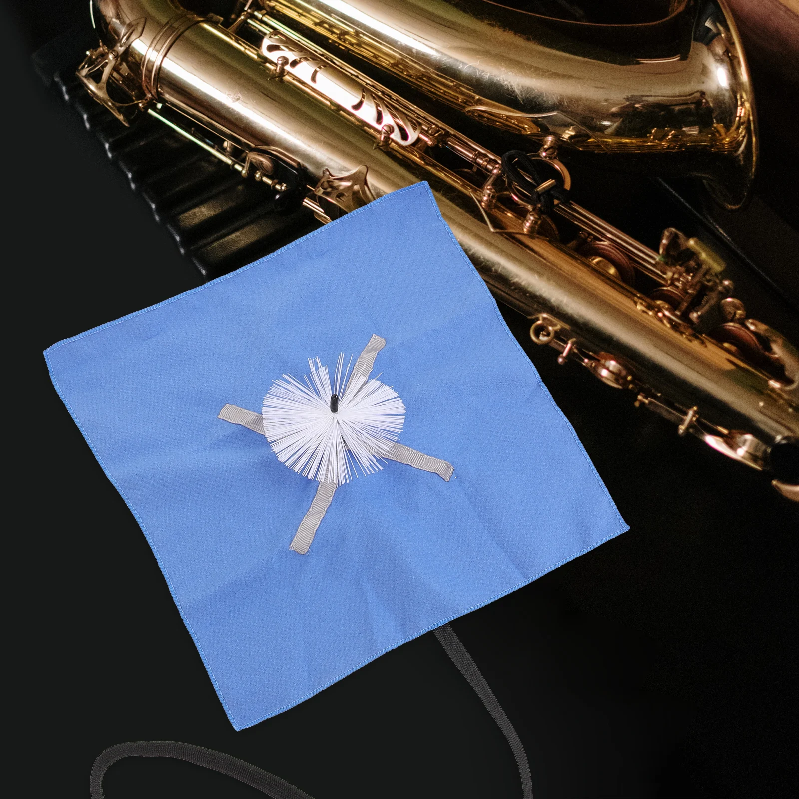 

Saxophone Cleaning Cloth Instrument Cleaner Musical Instruments Pull Through Tools for