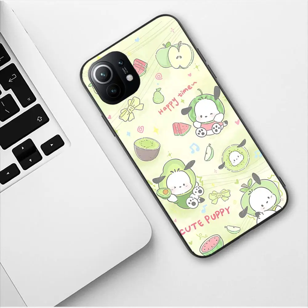 Cute Sanrio Pochacco Luxury Phone Case For Xiaomi 13 12 11T 9 11 10C 9T 8 9SE 11i Lite Ultra Note10 Poco F3 M4 M3 Pro TPU Cover