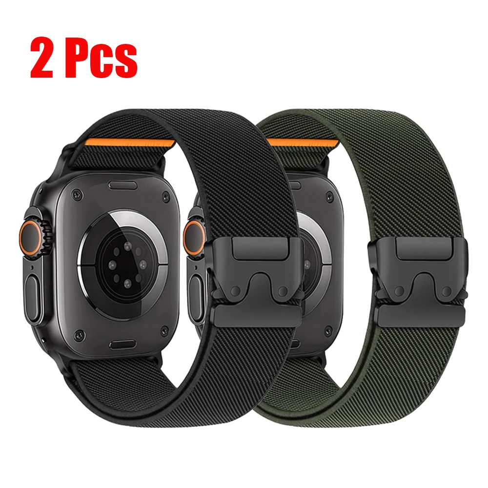 Fallschirm-Armbänder für Apple Watch Ultra 3 Band 49mm 45mm 46mm 44mm 42mm 40mm 41mm Correa Armband IWatch Series 11 10 9 8 7 6 SE