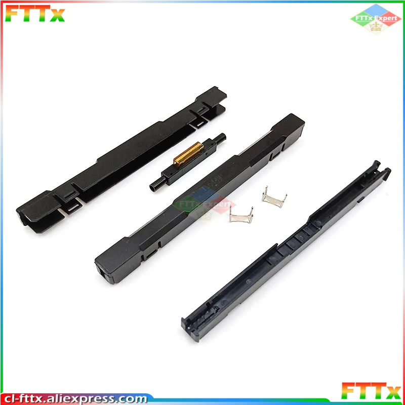 

New L925BP Black Fiber Optic Mechanical Splice Drop Cable Splice Bare Fiber Cold Connector Fiber Optic Mechanical Splice