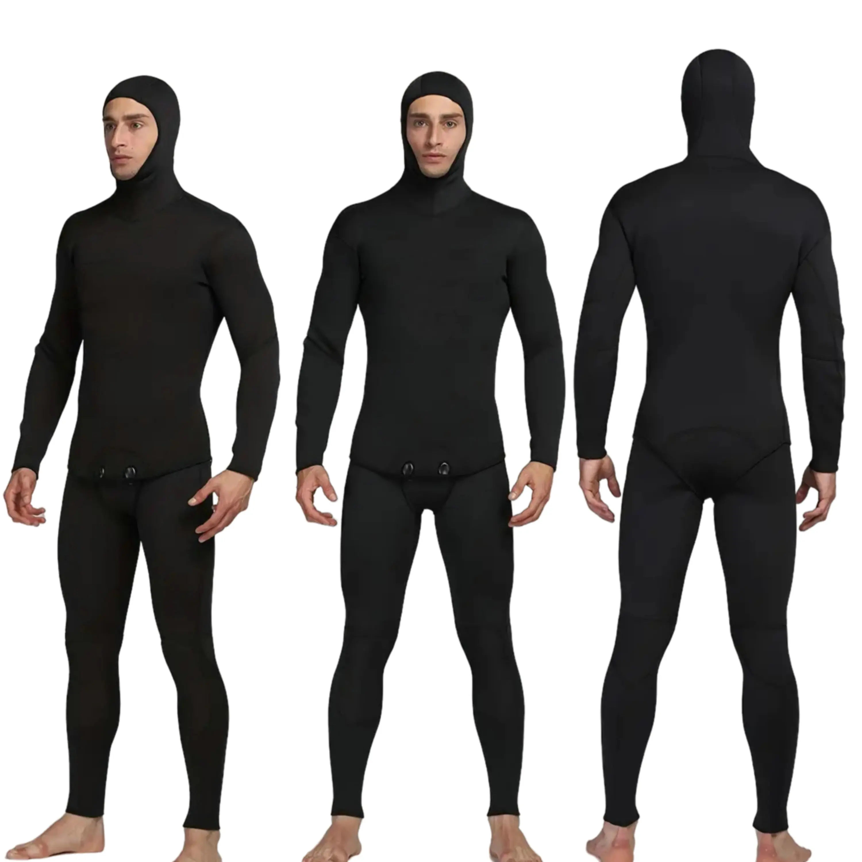 Camouflage SCR Neoprene 3mm Swim Wetsuits Men's Diving Suit Split Scuba Snorkel Swimsuit Spearfishing Surfing Jumpsuit Equipment