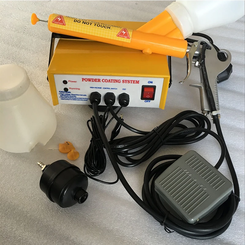 Portable Manual Electrostatic Powder Coating Spray System Painting Machine Industrial Use Coating Application Tool