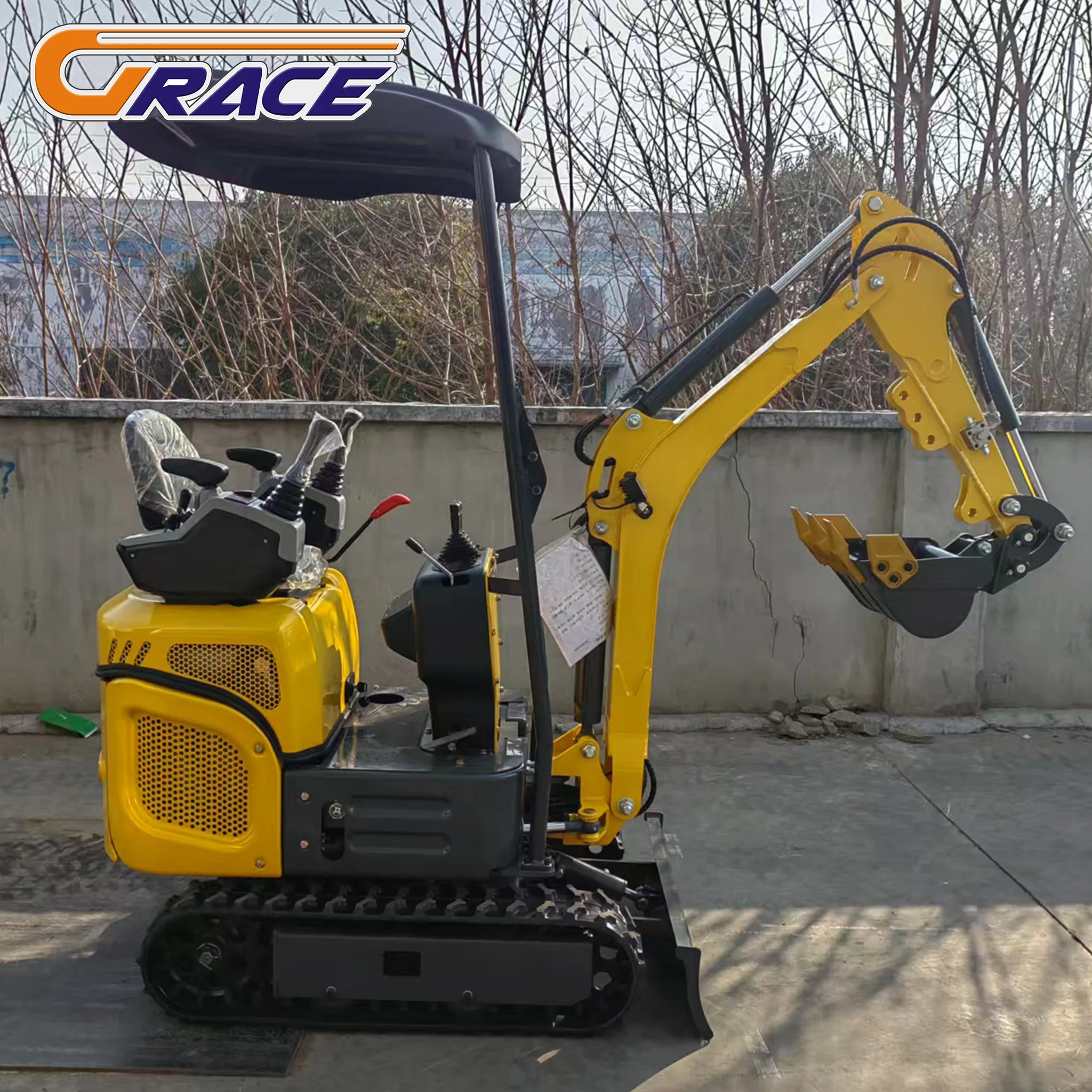 محرك EPA Kubota 1.8 طن حفار زاحف جديد مزرعة حقيبة صغيرة حفارات منزلية مدمجة 1 طن 1.5 طن آلة حفارة صغيرة
