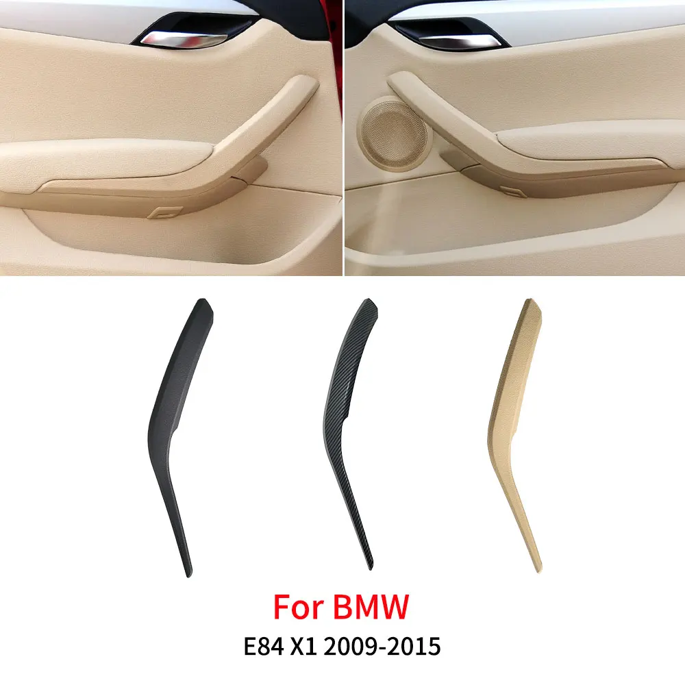 Car Left Right Interior Door Handle Pull Cover Accessory Black Beige For BMW E84 X1 2009-2015 51412991776 51712991778