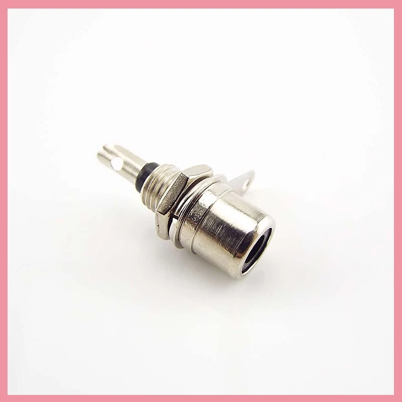 RCA Panel Mount Connector RCA Female Socket RCA Panel Mount Audio Socket Plug Connector Bulkhead Adapter B6