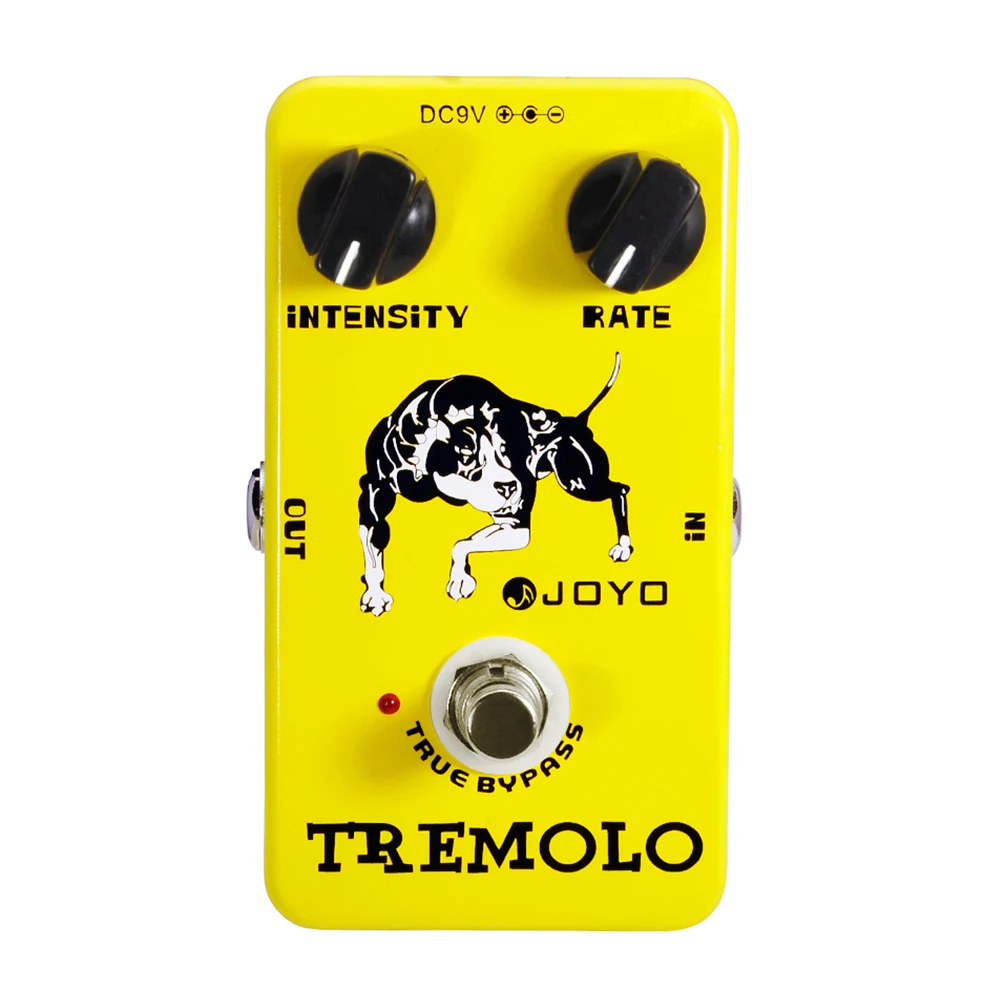 

JOYO JF-09 Tremolo педаль для гитарных эффектов, классический трубчатый усилитель, педаль для создания эффектов Tremolo, аксессуары для гитары True Bypass