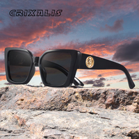 CRIXALIS Trendy Cateye Sunglasses Women 2025 Fashion Anti Glare Gradient Sun Glasses Female Outdoor Travel Shades Ladies UV400