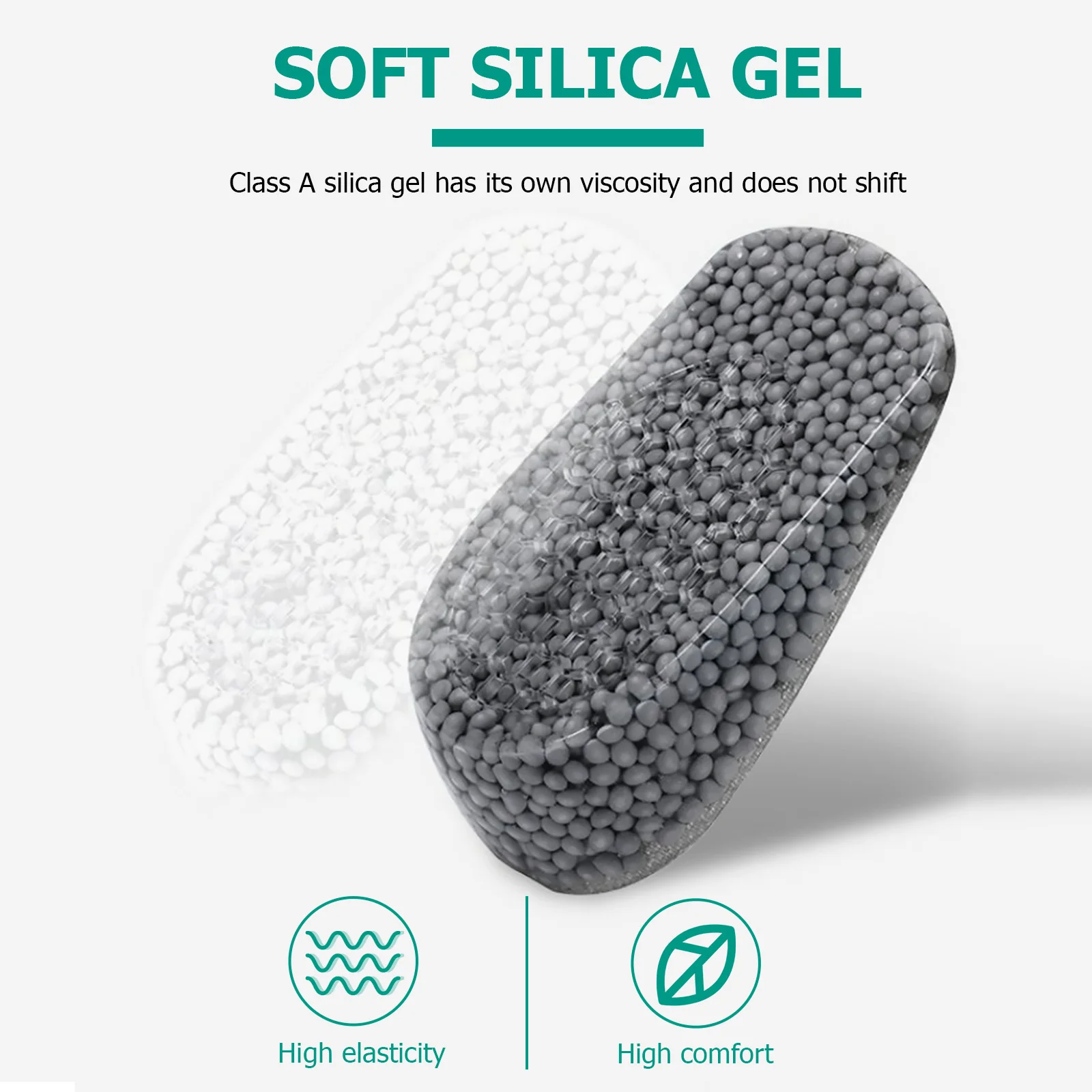 

Invisible Heightening Insoles 1 Pair Unisex Shoe Pads Heel Inserts Cotton Increased Cushions Breathable Sweat Absorbing
