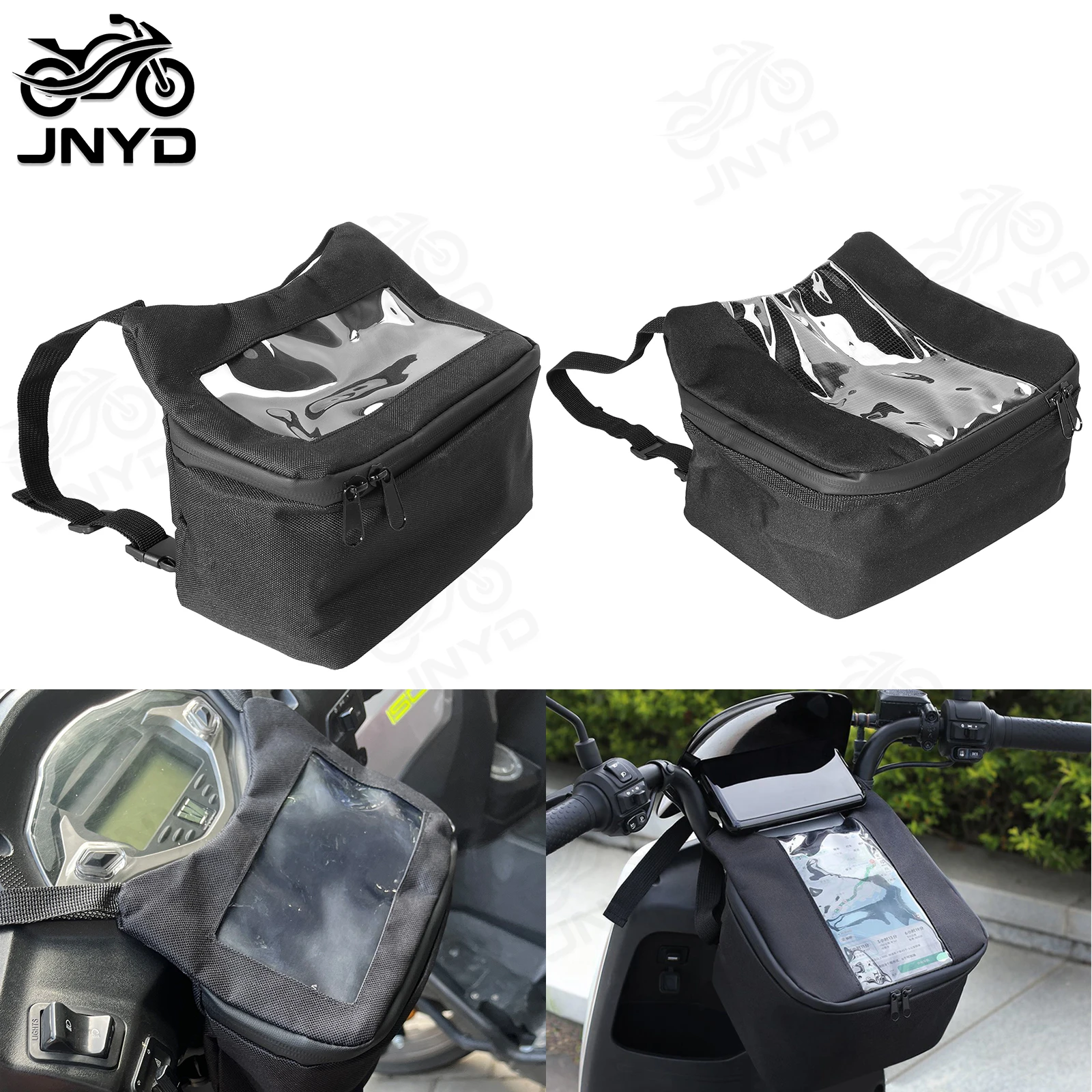 JNYD Motorcycle Waterproof Handlebar Bag Front Basket Portable For Vespa Hiking Cycling Travel Satchel Fanny Pack Waist Bags