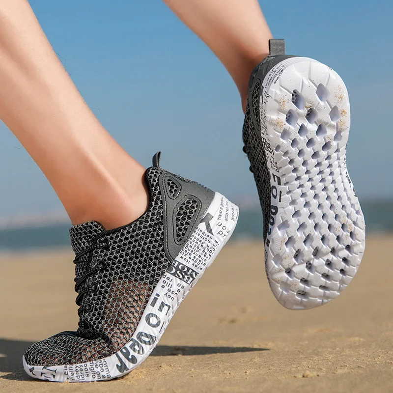 

Hight Quality Summer Mens Casual Shoes Aqua Shoes Origin Air Mesh Sneakers Fashion Foam Sport Footwear Beach Shoes Water Shoes