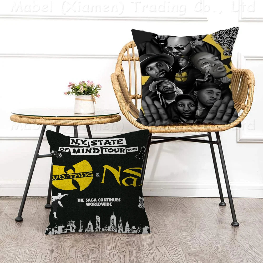 WU-T--TANG CLAN Band Personalized Pillow Dust Cover Bedroom Kids Party Decoration Pillowcase Birthday Children Gift