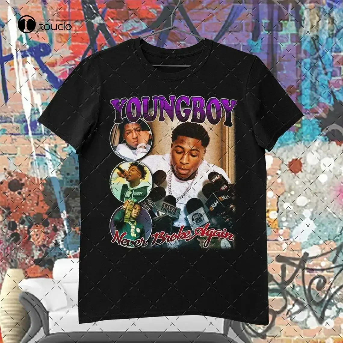 Youngboy Never Broke Again Vintage Inspired 90'S Rap Unisex T-Shirt S-3Xl Hot Tee Shirt