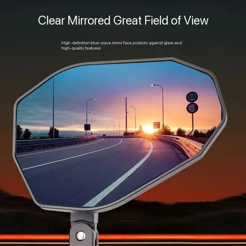 تخصيص دراجة نارية الرؤية الخلفية الجانب مرآة بار نهاية مرآة عاكسات لكاواساكي سوزوكي هوندا KTM دوكاتي تعديل الملحقات #5