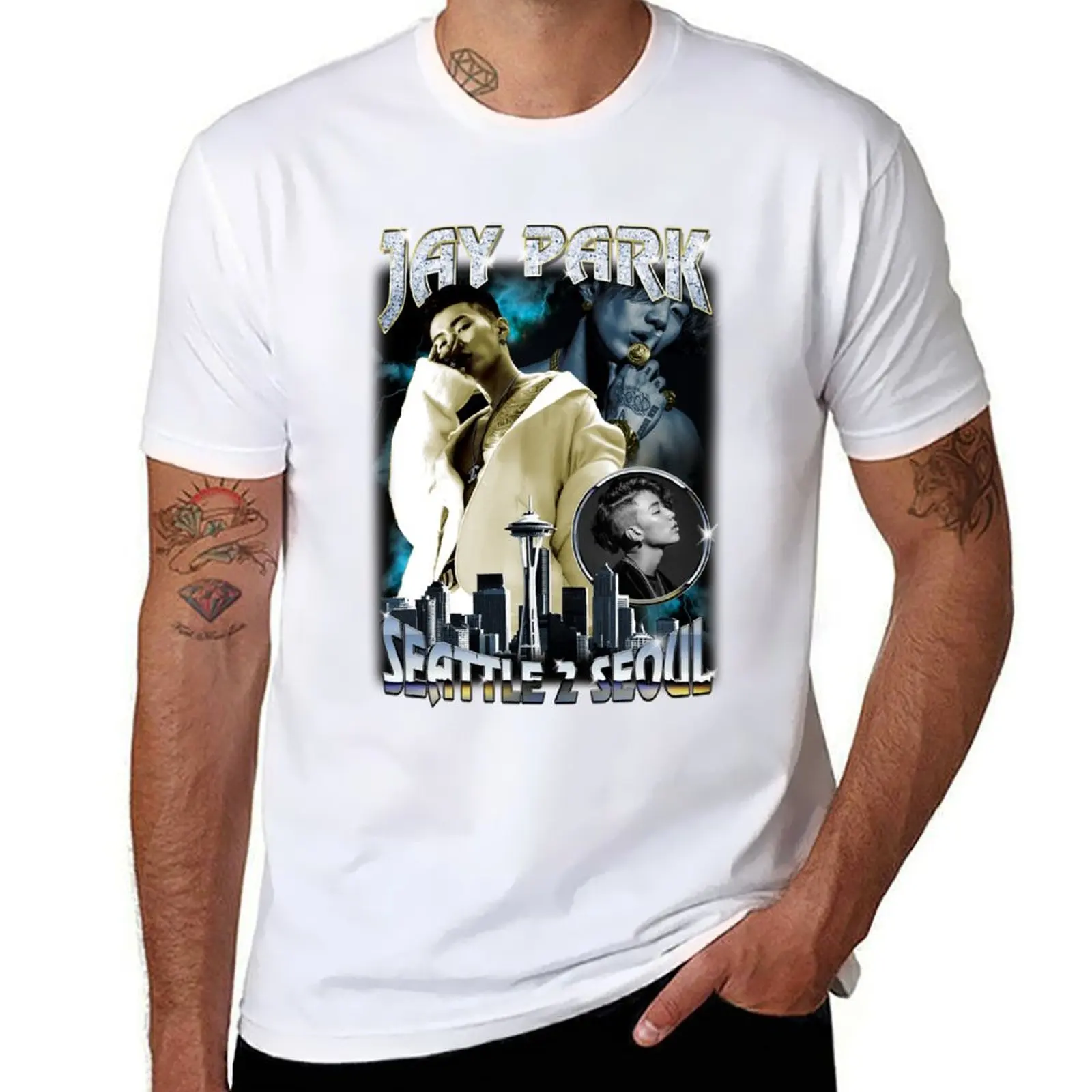 

Jay Park - Seattle 2 Seoul - Vintage Bootleg T-Shirt t shirt man cotton cotton t shirt pack T-Shirt