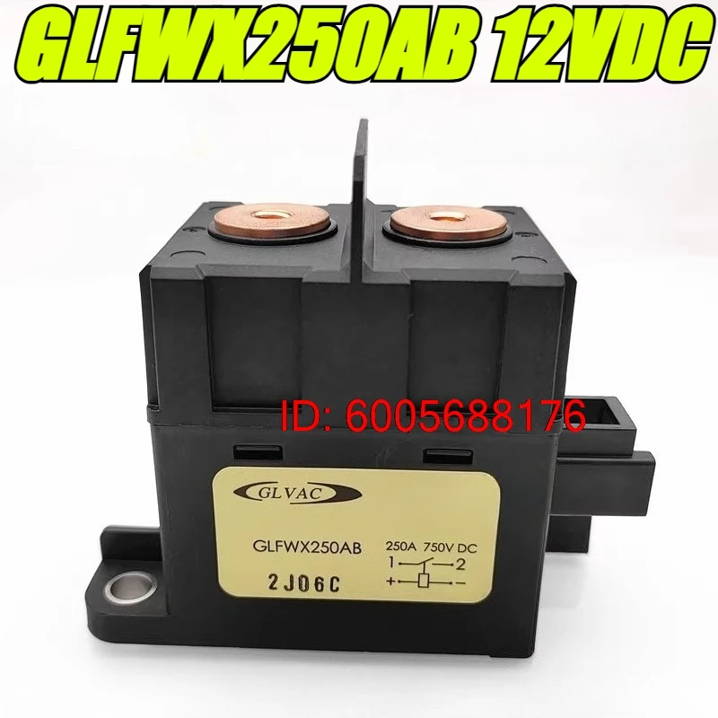 New energy high-voltage DC contact automotive relayGLFWX250AB 12VDC 250A 750VDC New energy automotive relay