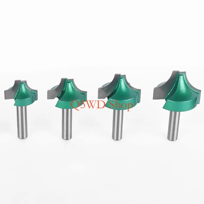 Q5WD 8mm Shank Double R Hard Carving Router Bit For Smooth Cutting