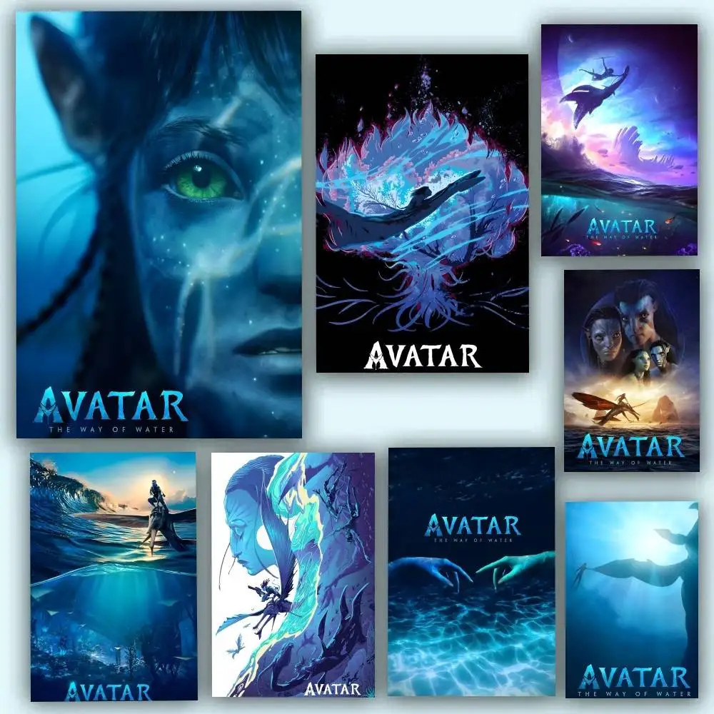 Hot Classic Movie A-A-Avatar Posters Self Adhesive Waterproof Ideal For Living Room Bedroom Bar Decoration