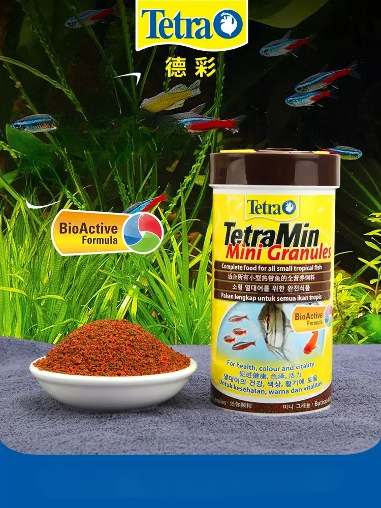 Tetra Tropical Fish Small Particle Feed With Slow Settling Particles Has Good Palatability