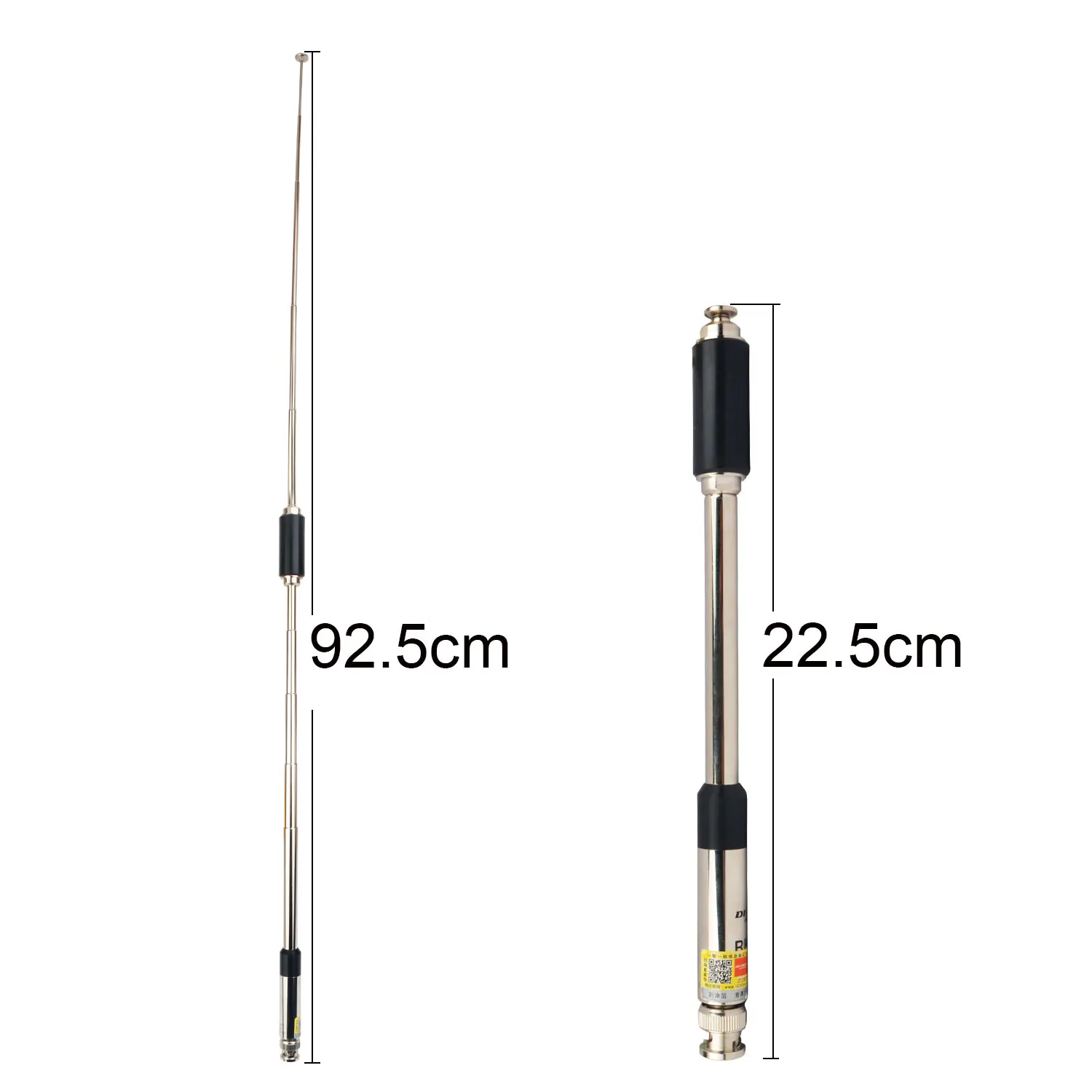 Genuine Diamond RH770 2M/70CM Telescopic BNC Antenna
