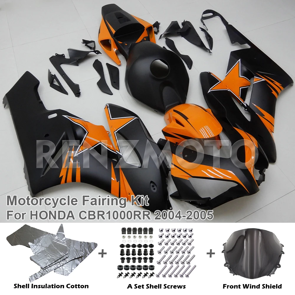 

Motorcycle Fairing Kit for Honda CBR1000RR 2004 2005 Body CBR1000RR 04 05 Injection 1000RR Advanced Cover Black Red