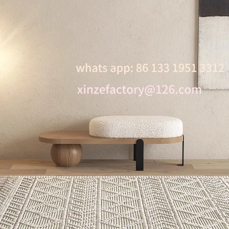 

Customizable Nordic Creative Personality Bench Light Luxury Shoe Change Stool Home Entering Door Entrance Leisure Low Stool