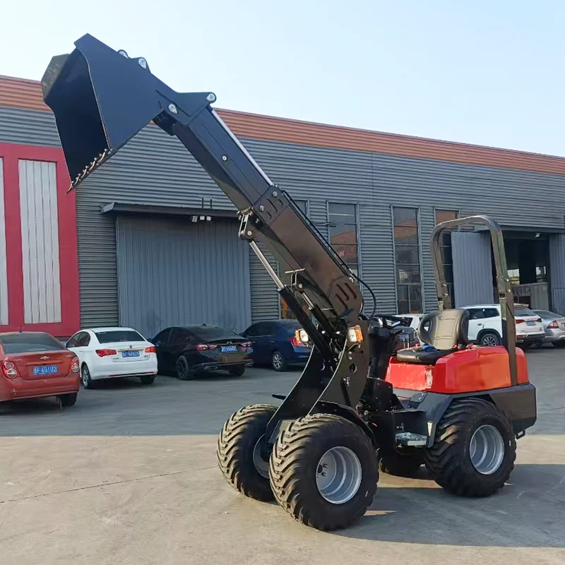 

Customized free delivery multifunctional front-end loader EPA telescopic arm loader sliding steering telescopic arm forklift