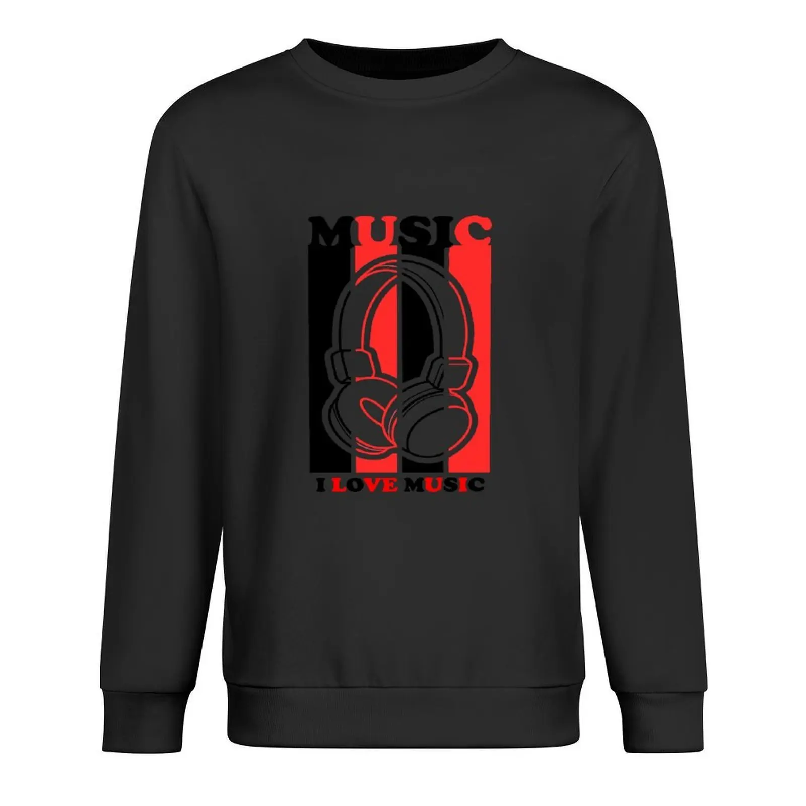 

i love music Pullover men's winter sweater tracksuits autumn new products japanese style new in hoodies & sweat-shirt