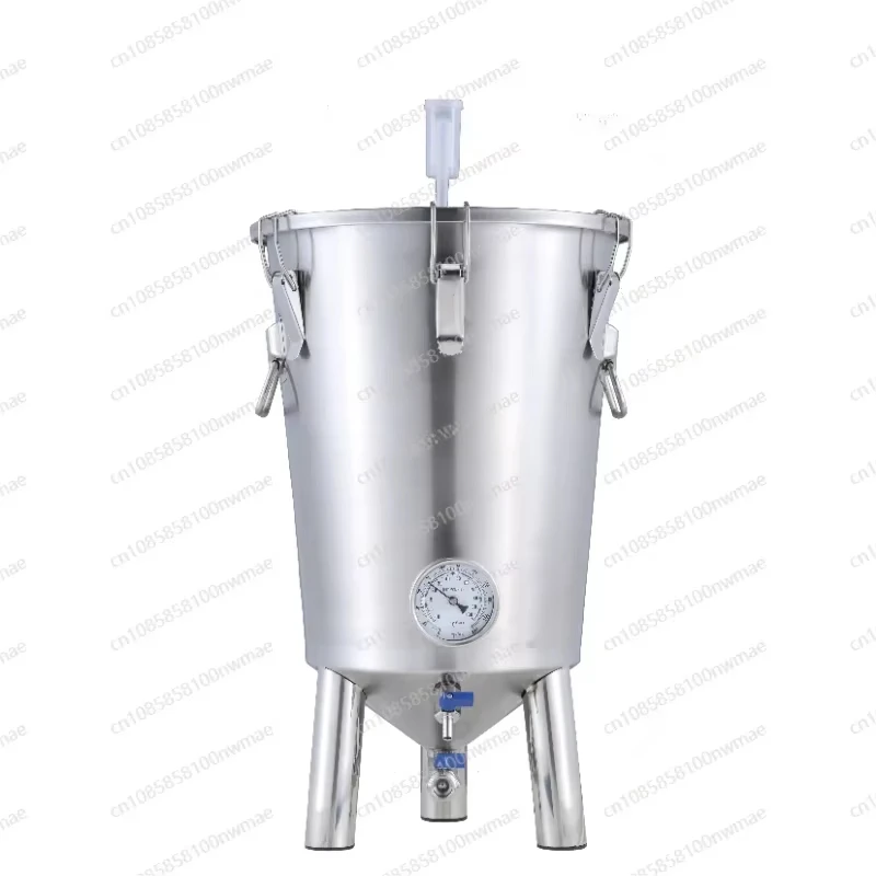 Pro Homebrew Fermenter: 60L Stainless Steel Conical Tank for Clearer Beer & Easy Yeast Harvesting.