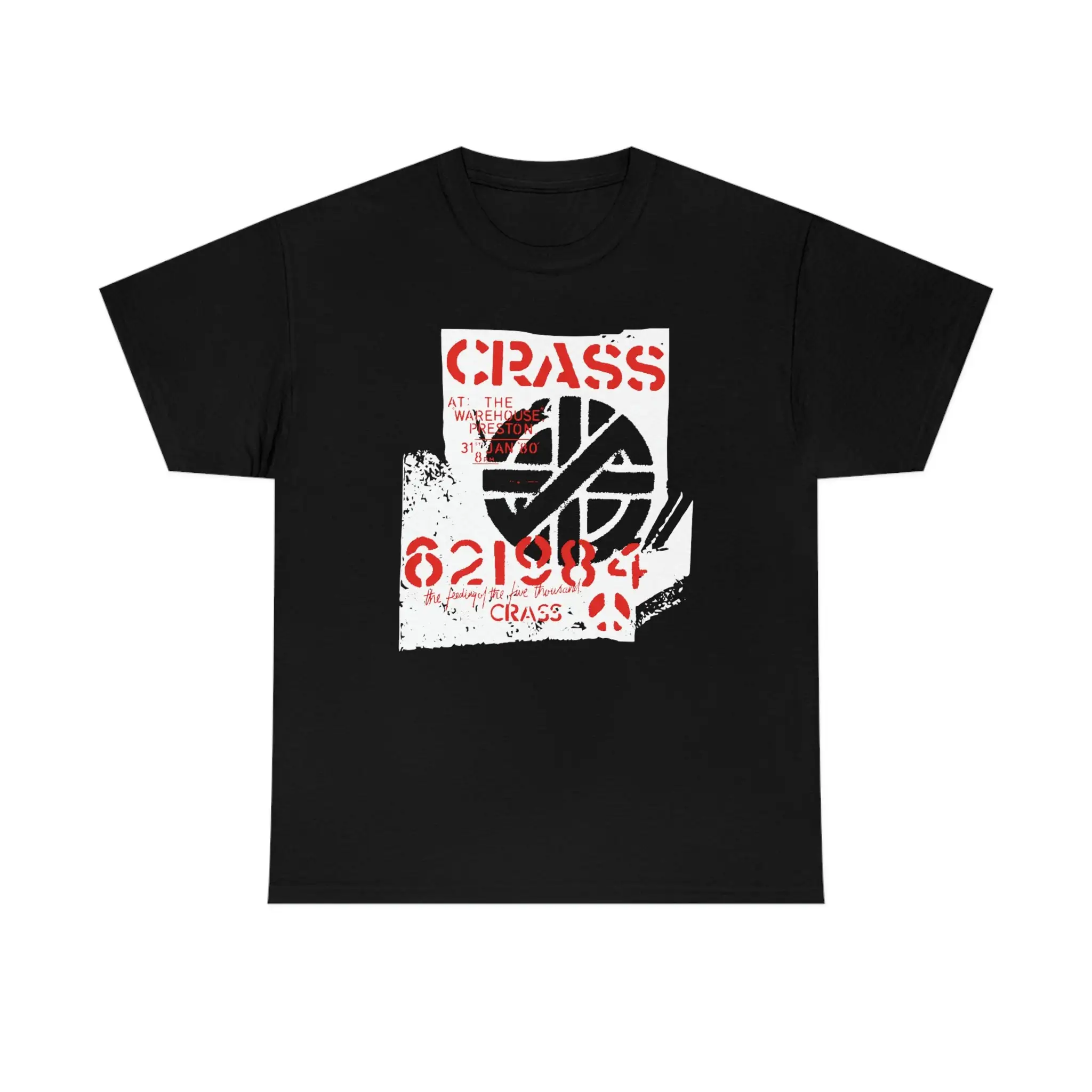 

CRASS футболка британская крошка панк мягкий стиль Версия