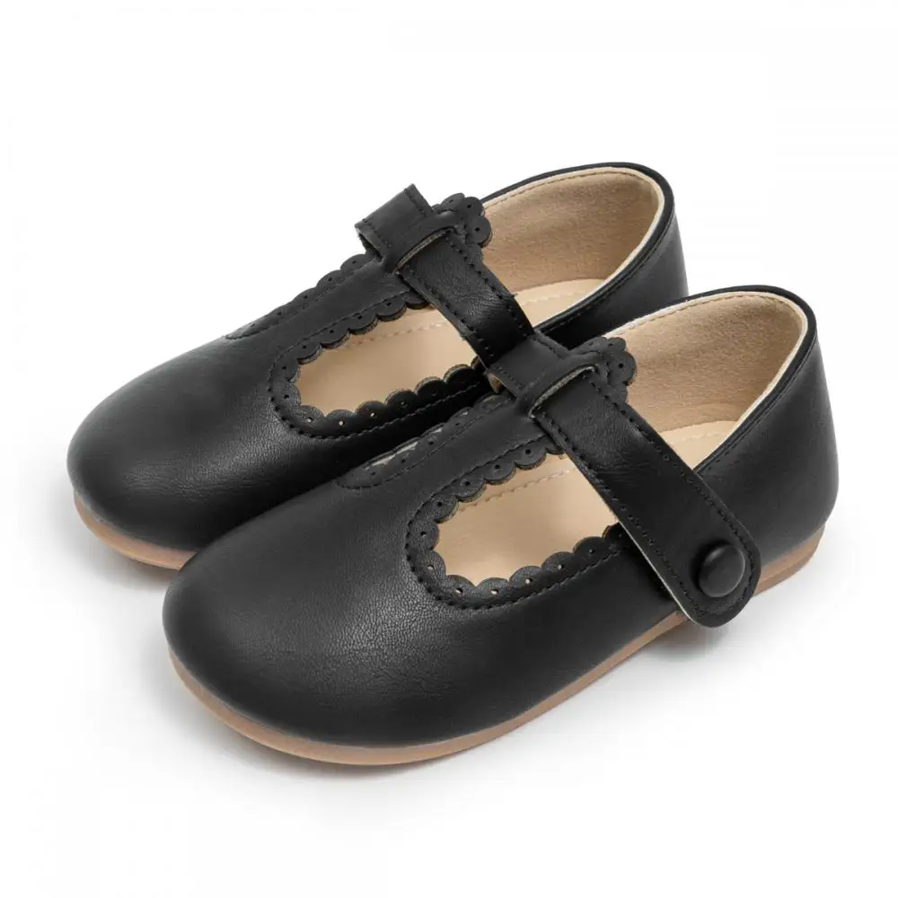 Spring Autumn New Children's Casual Shoe Lace Princess Shoes Anti-Slip Waterproof Rubber Bottom Soft Comfortable Children's Shoe