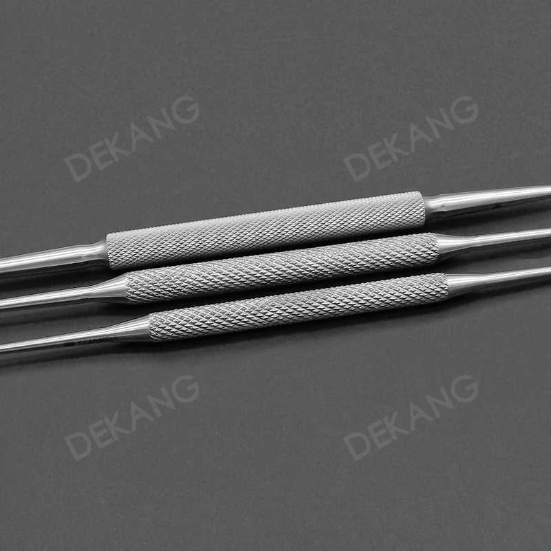 Small Periosteal Remover, Micro-Remover For Sub-Phalanges, Double-Headed Round Flat-Headed Separator With Blades