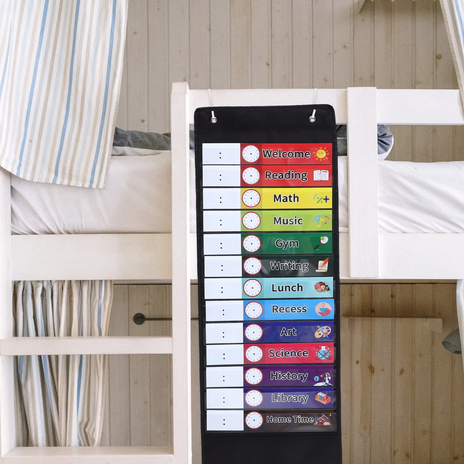 

Schedule Hanging Bag Organizer Daily Planner Wall Hangable Calendar Component Storage Oxford Cloth