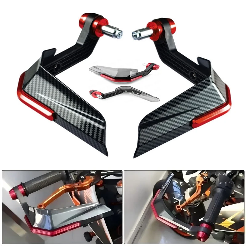 

Motorcycle Handle Hand Guards Wind Protector Brush Bar Decoration Universal Motocross Grip Protect Covers Handlebar Handguard