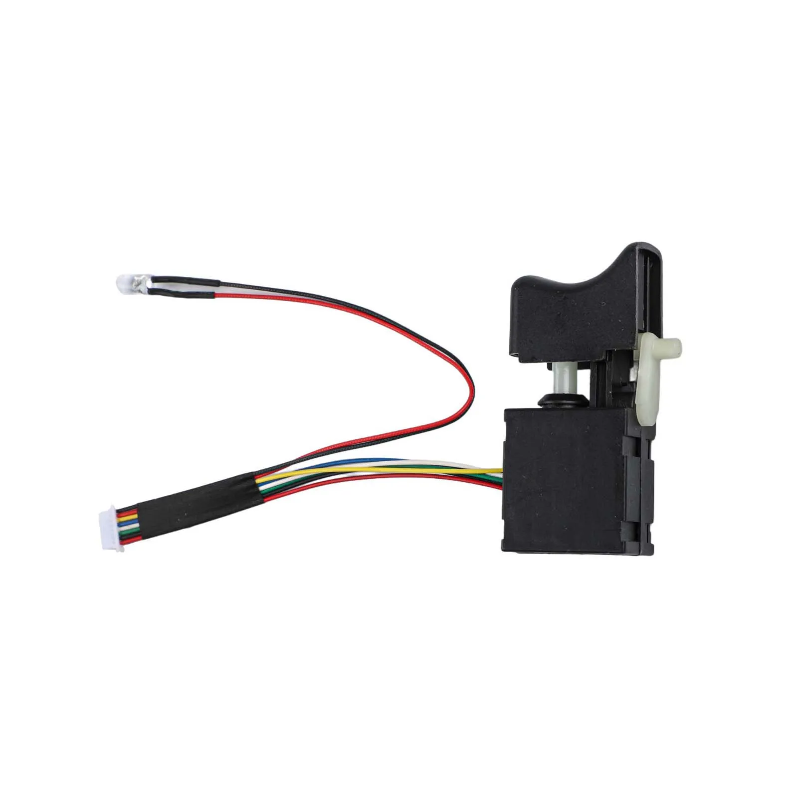DC Electric Drill Trigger Switch Rated 0.2A 42V with Light for Dayi For A3/2106 Cordless Brushless Electric Wrench Replacement