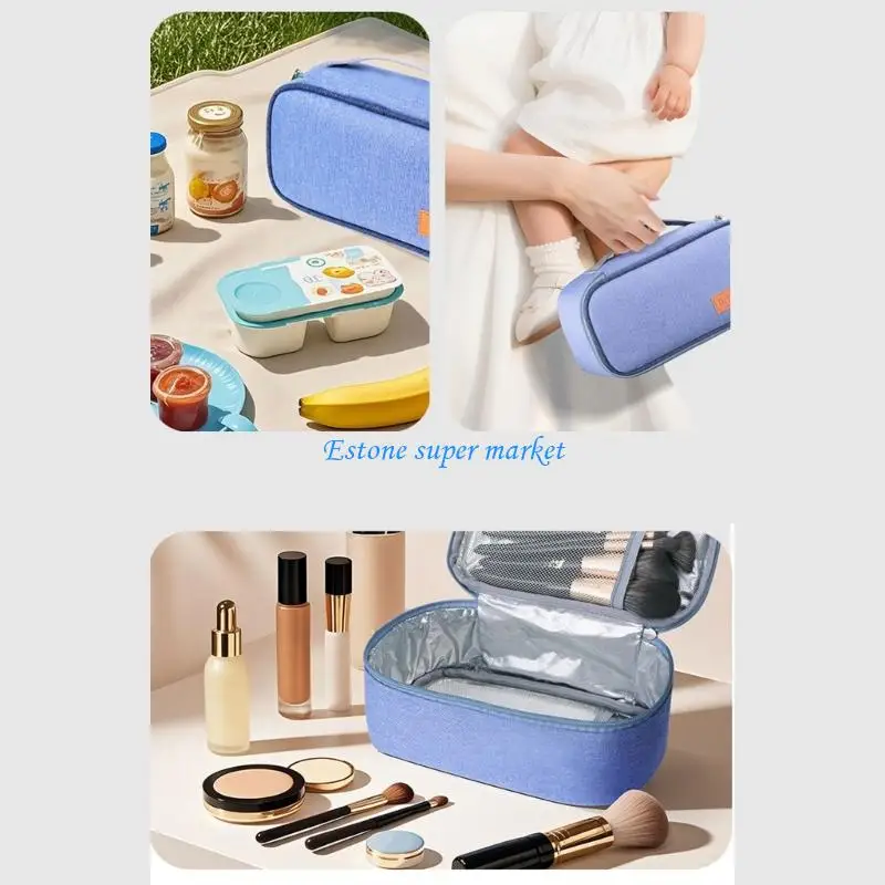 090B Insulated Bag for Breast Milk Lightweight Easy Clean Handle Included Storage Bag