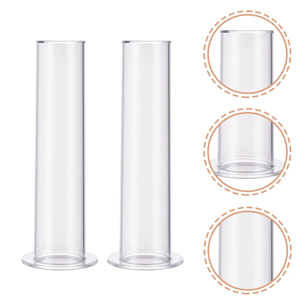 2 قطعة برج عمودي واضح عقال حامل عرض موقف ل عصابات الشعر Scrunchies أساور المنظم الاكريليك الشعر التعادل التخزين #2