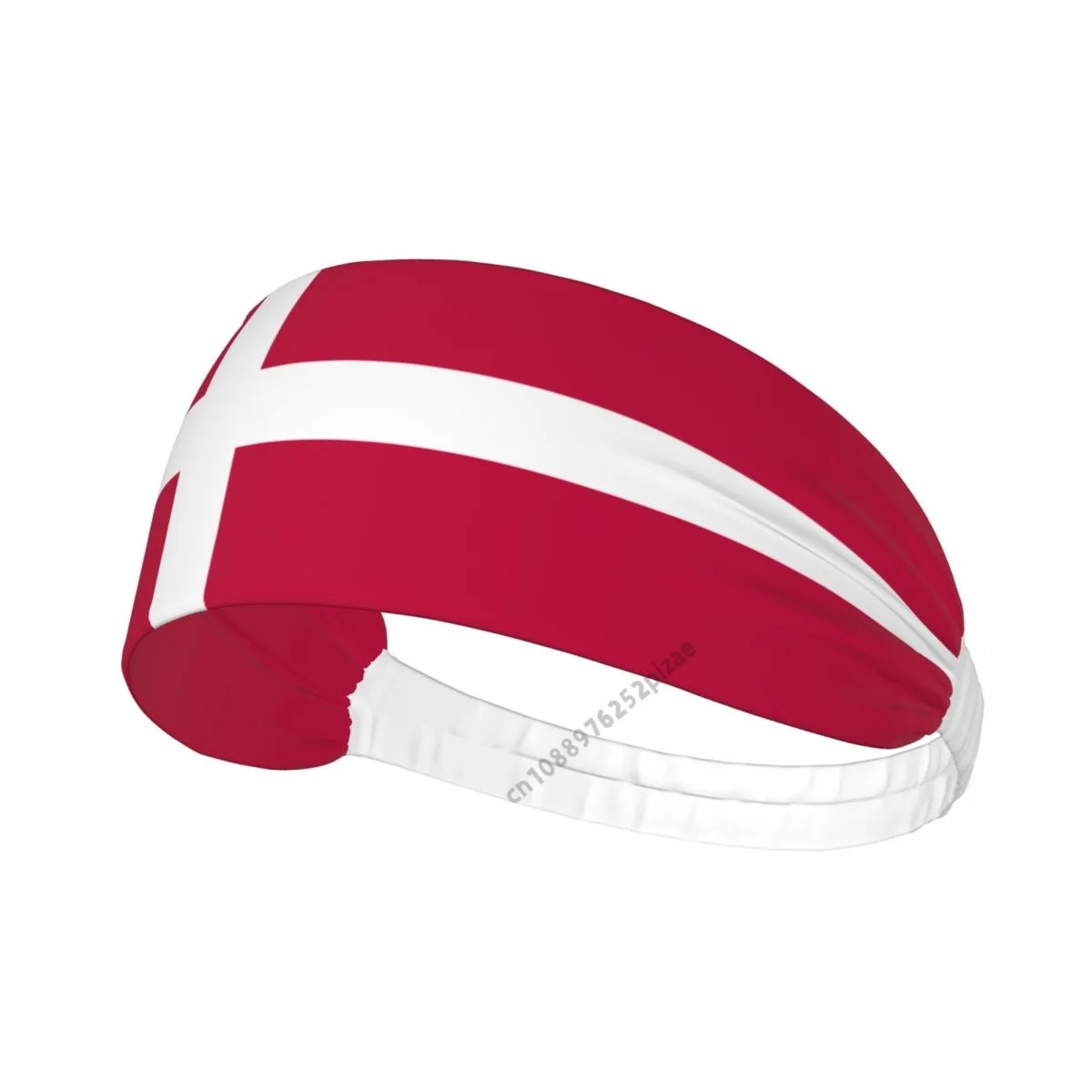

Denmark Flag Men Women Bands Elastic Wide Headbands For Yoga Sports Fitness Exercise Tennis Running Gym Dance Athletic