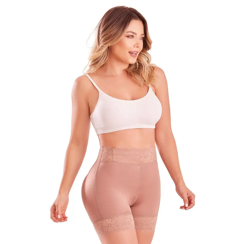 

Faja Colombian Girdle Waist Trainer Invisible Effect Postpartum Shapewear Fat Burner Weight Loss Women's A Comfy Shaping Shorts