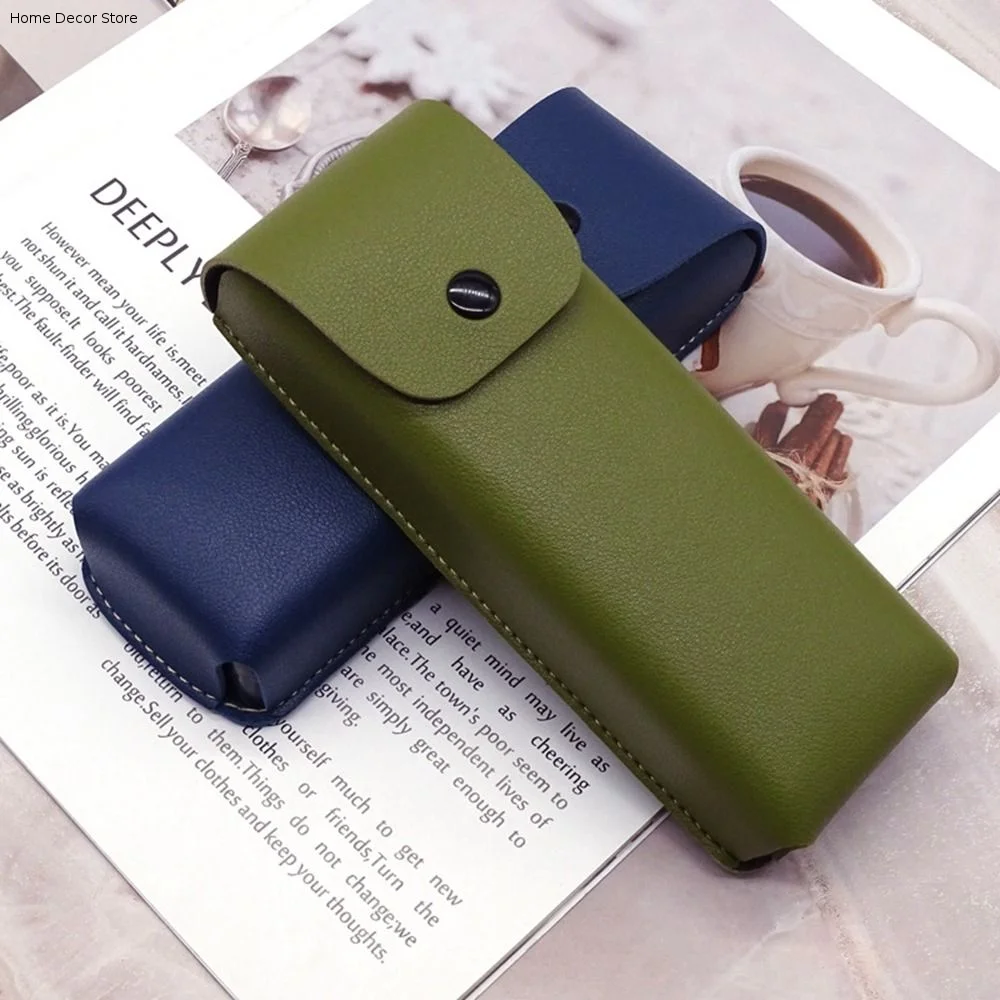 Case PU Leather Reading Glasses Case Glasses Storage Box Waistpack Glasses Box Eyeglass Box Spectacle Case Sunglasses Case